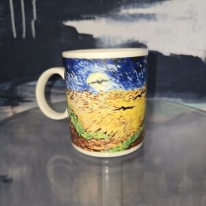 Starbucks Coffee Mug - Chaleur Vincent van Gogh - Wheat Field with Crows Rare